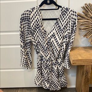 Chic patterned romper